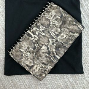 Alexander Wang Snake skin clutch